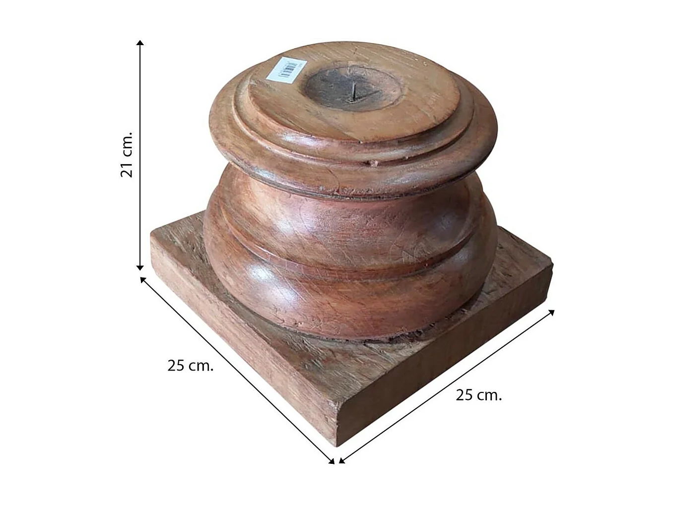 Kandelaber 25x25x21h cm