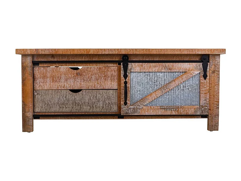 Table basse marron 120x60x48h