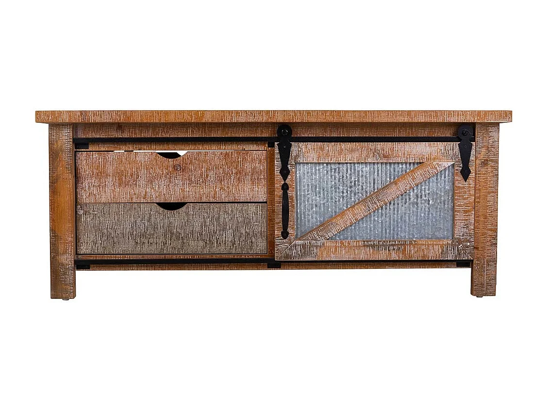 Mesa de centro marrom 120x60x48