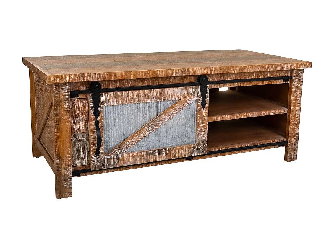 Mesa de centro marrom 120x60x48