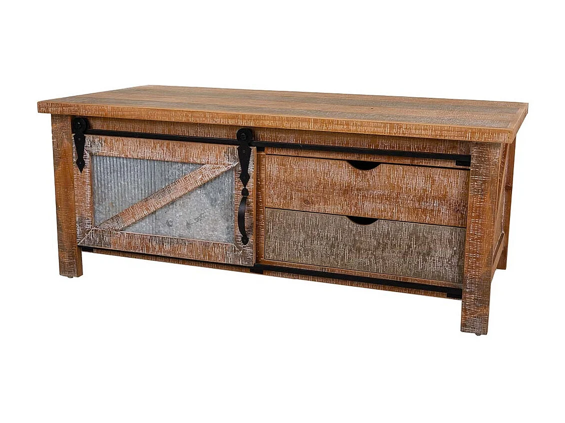 Tavolino marrone 120x60x48h