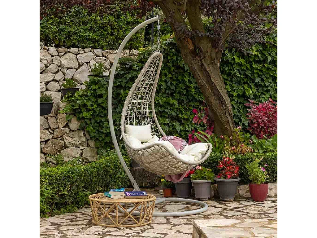 Mesa de centro de cana 80x80x45