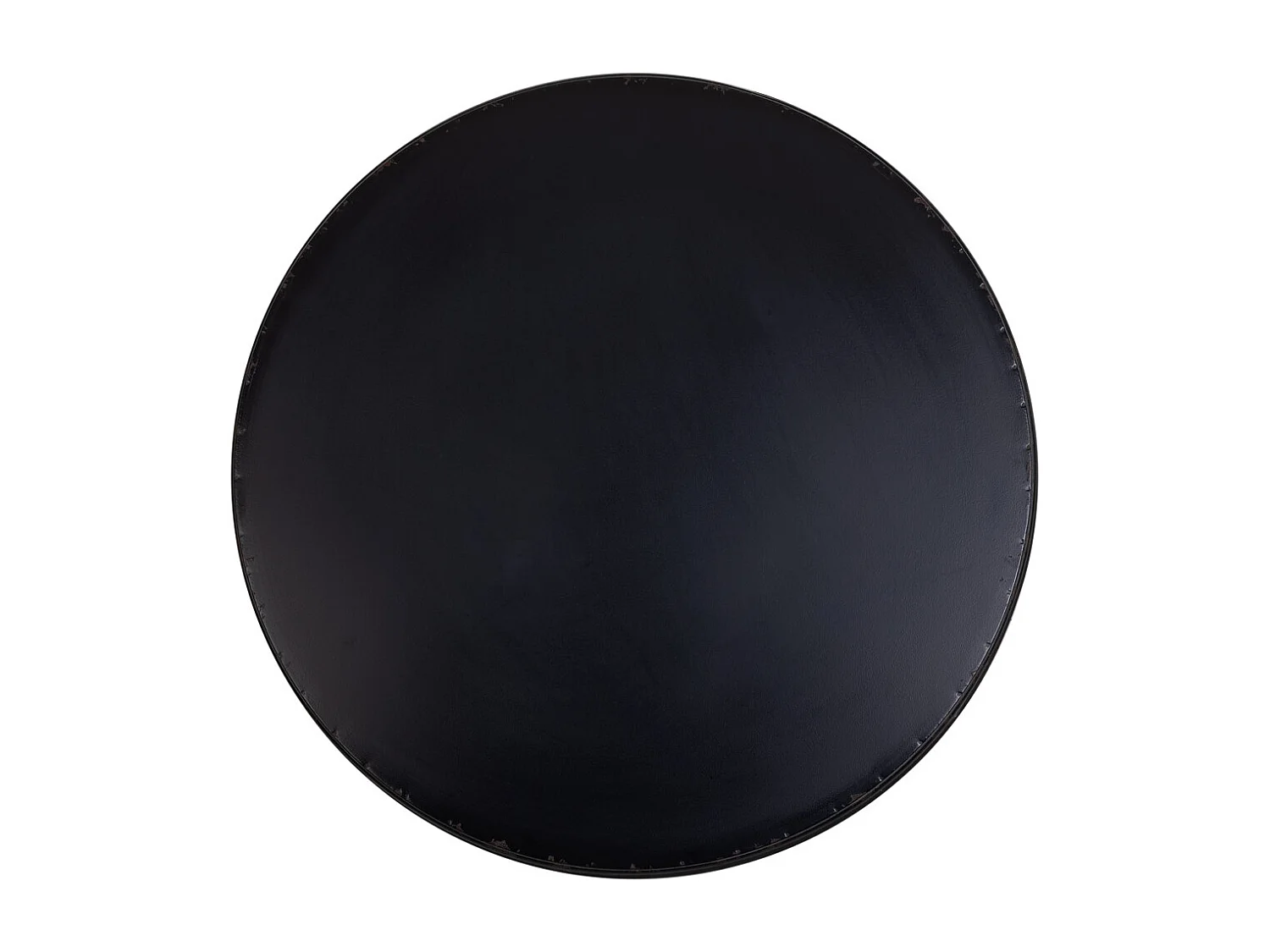 Mesa lateral de metal preto 70x70x45