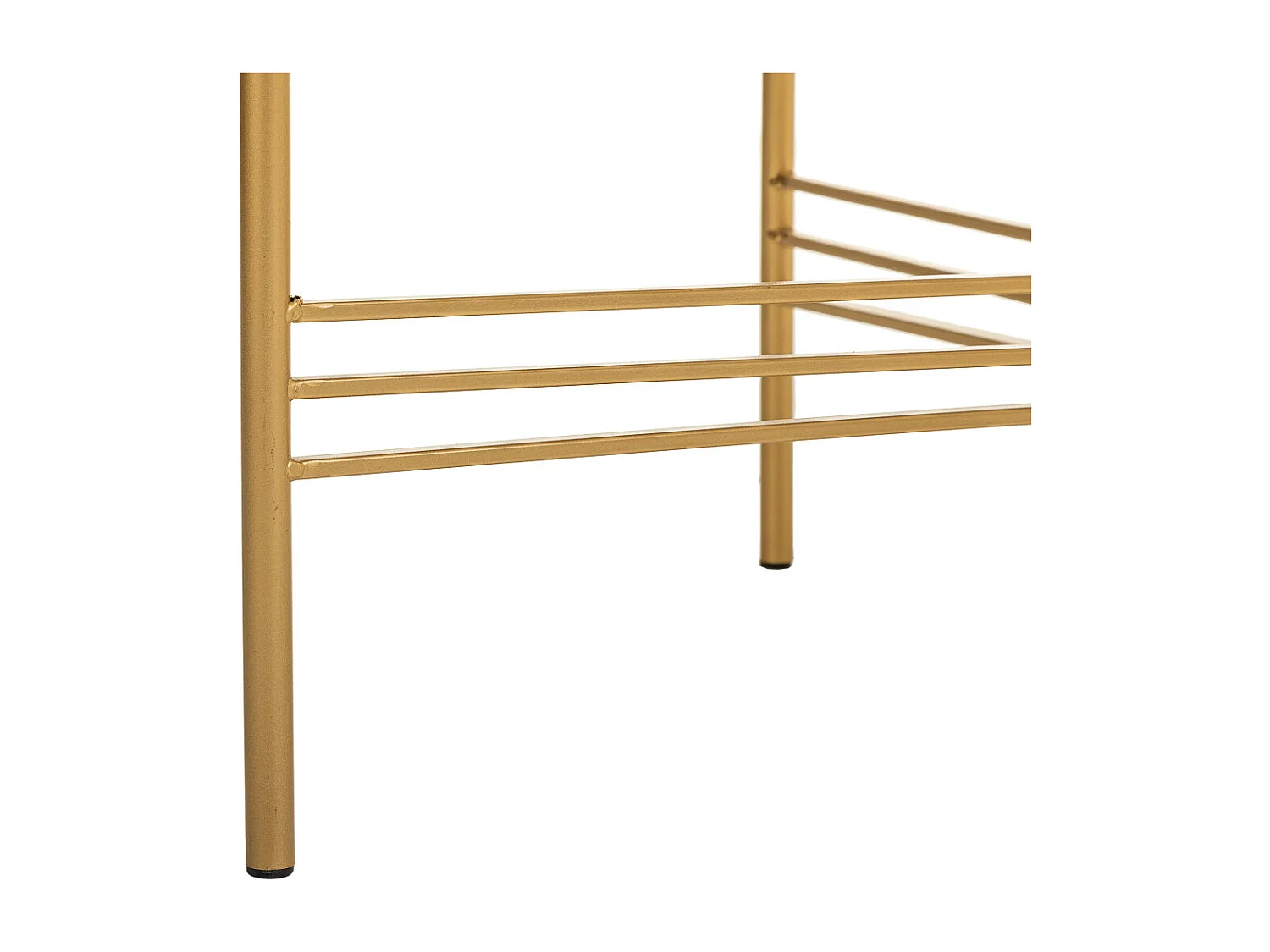 Table basse en bois et métal blanc 80x80x36h