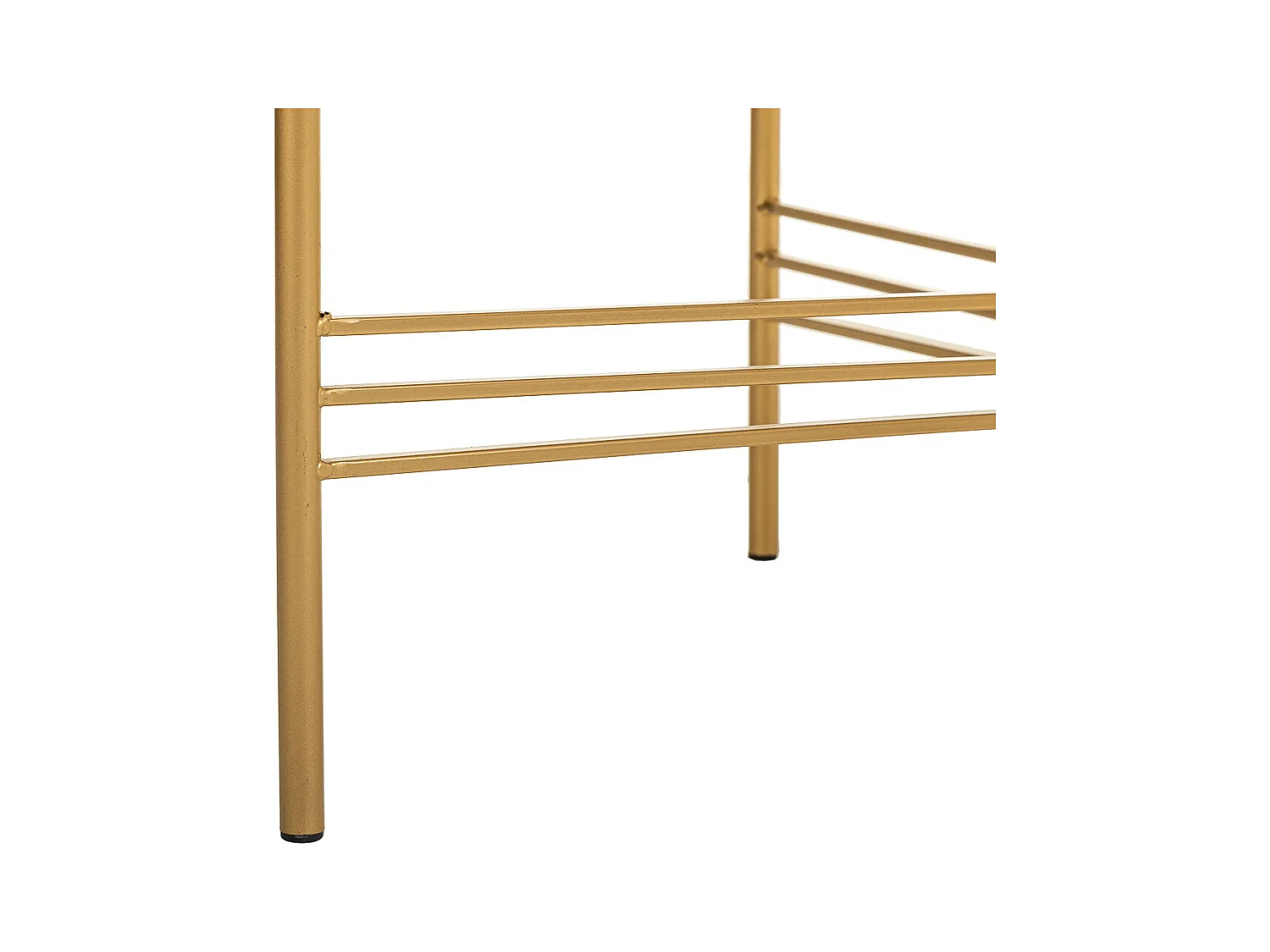 Couchtisch aus weißem Holz und Metall, 80x80x36h cm