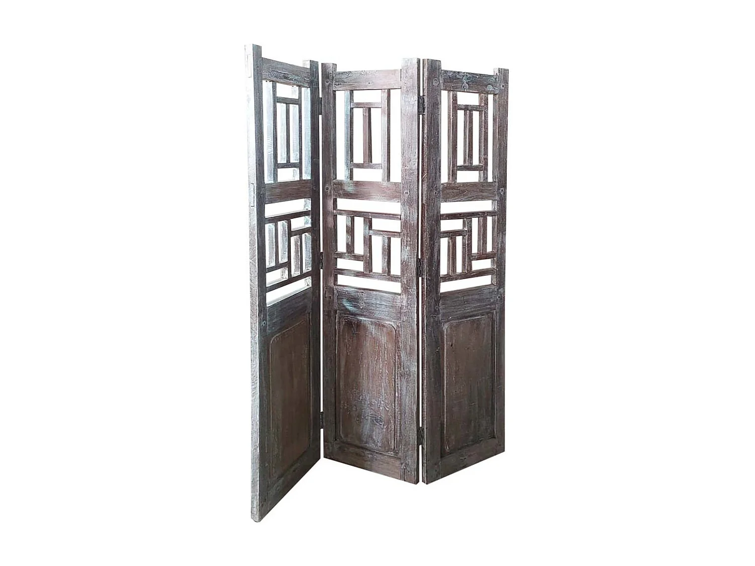 Brauner Holzparaban 114x3x176h cm