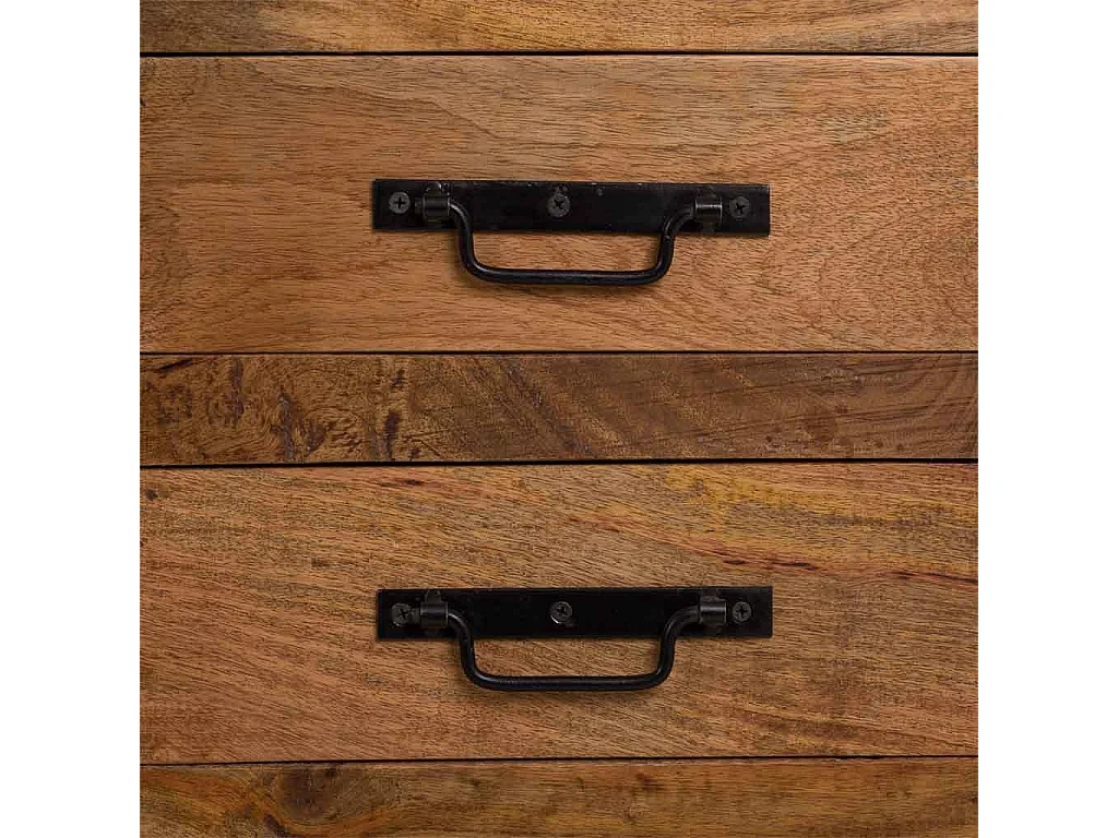 Escritorio de madera marrón 180x75x80