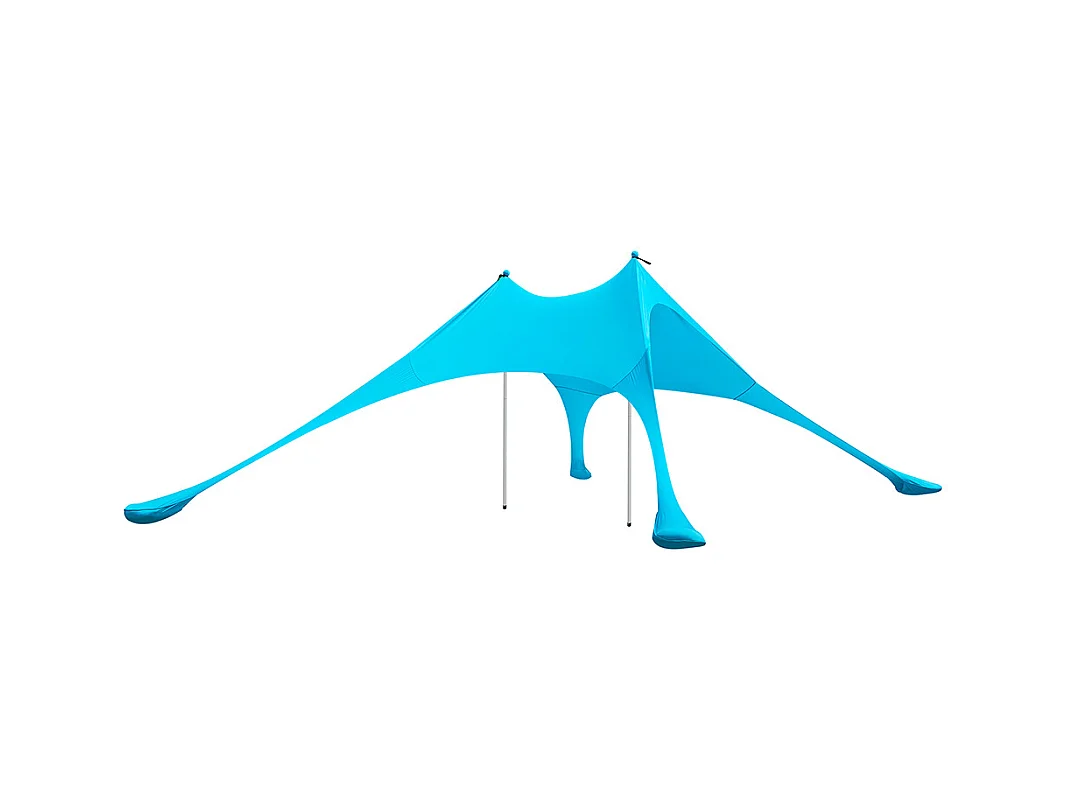 SoBuy OZT01-HB Abri de Plage Lycra Polyester UPF30, Tente de Plage Portable, Parasol de Plage, Ombre Tente, Auvent de Plage avec Sac de Transport