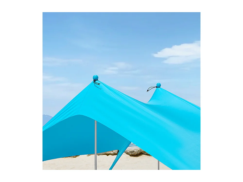SoBuy OZT01-HB Strand Schuilplaatsen Lycra Polyester Anti UV UPF 30, Draagbare Strandtent, Strandparasol, Strandluifel met Draagtas