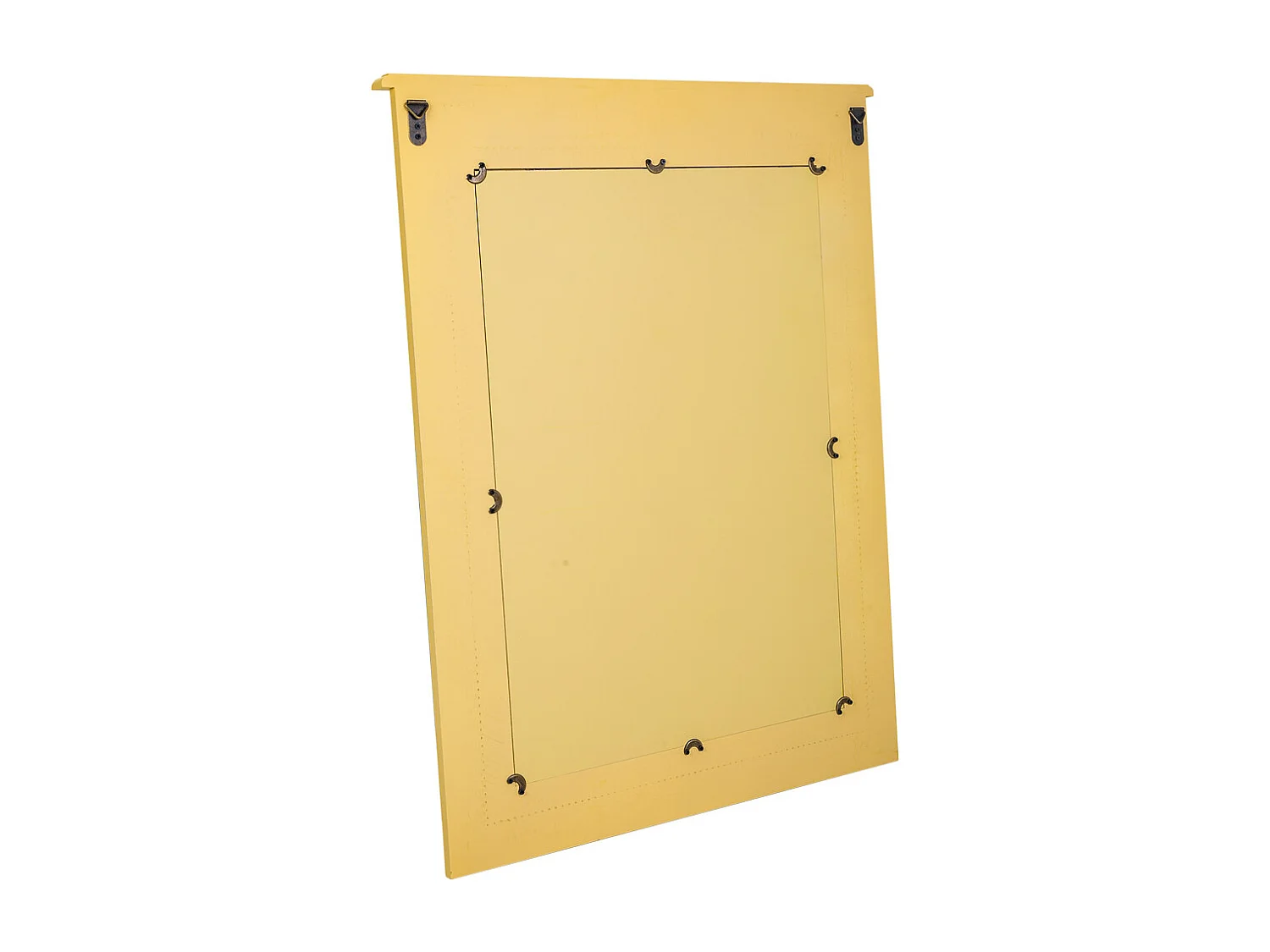Espejo de madera amarillo 70x03x90
