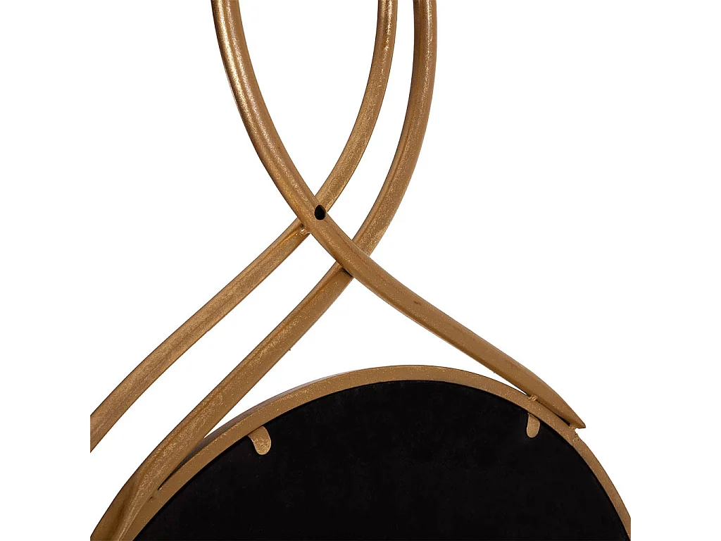 Miroir en métal doré 68x101x4,5h