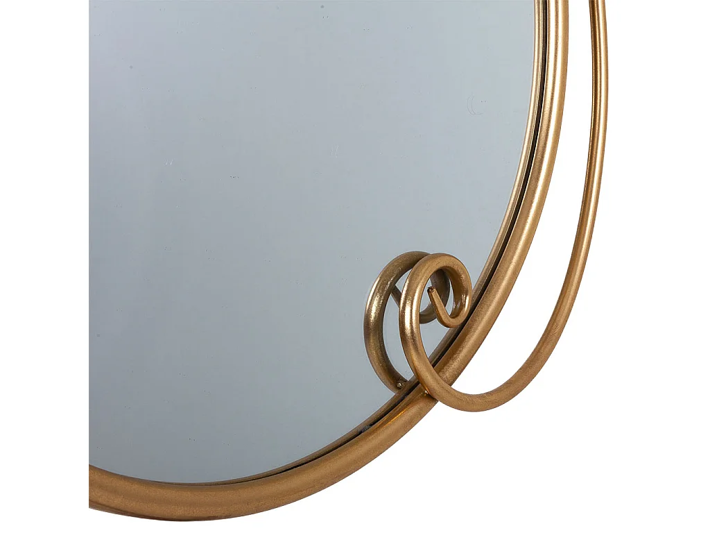 Miroir en métal doré 68x101x4,5h