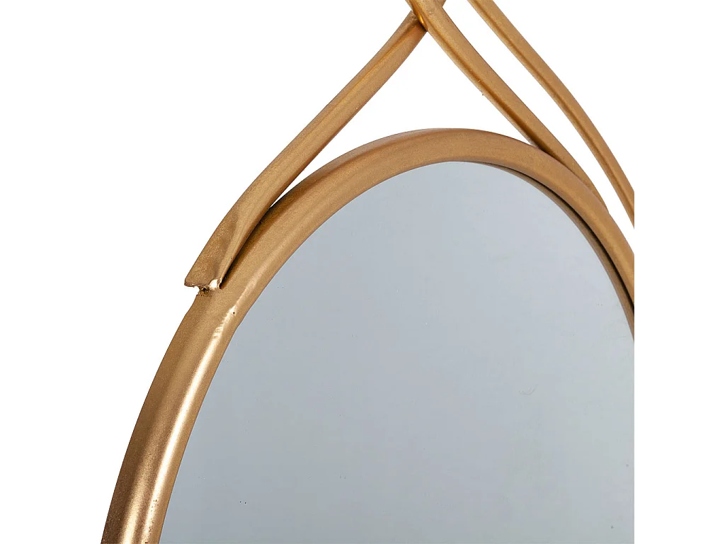 Miroir en métal doré 68x101x4,5h