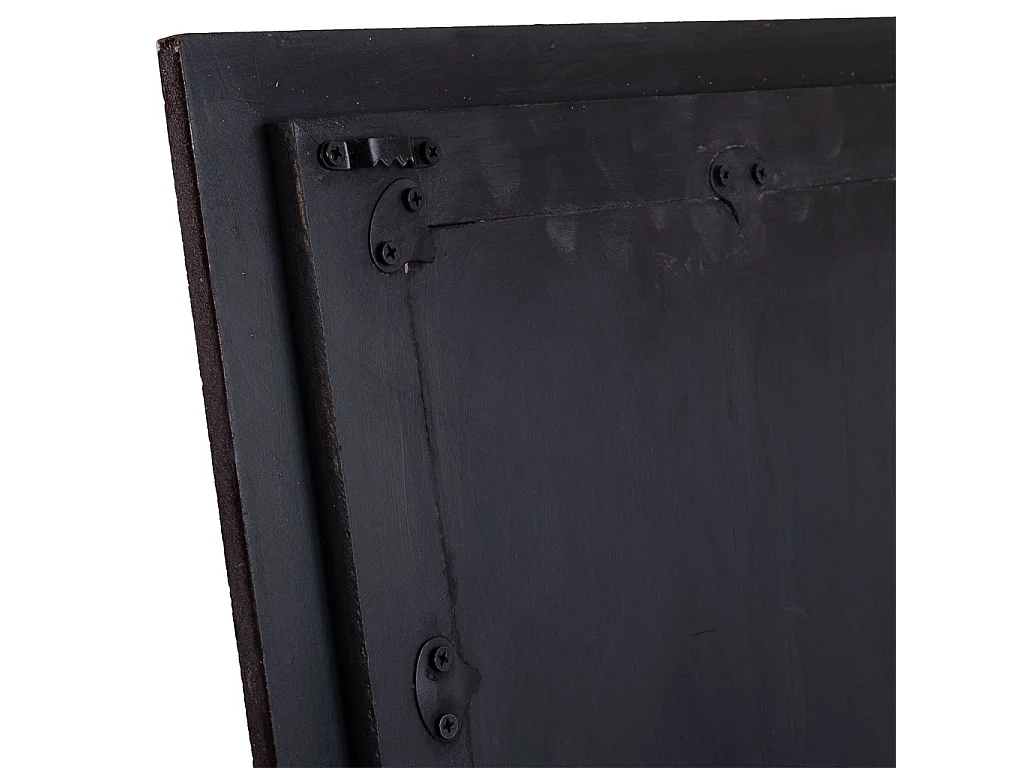 Espelho de madeira cinza 42x1x62