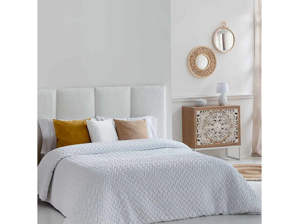 Brauner Bambusspiegel 37/35x02h cm