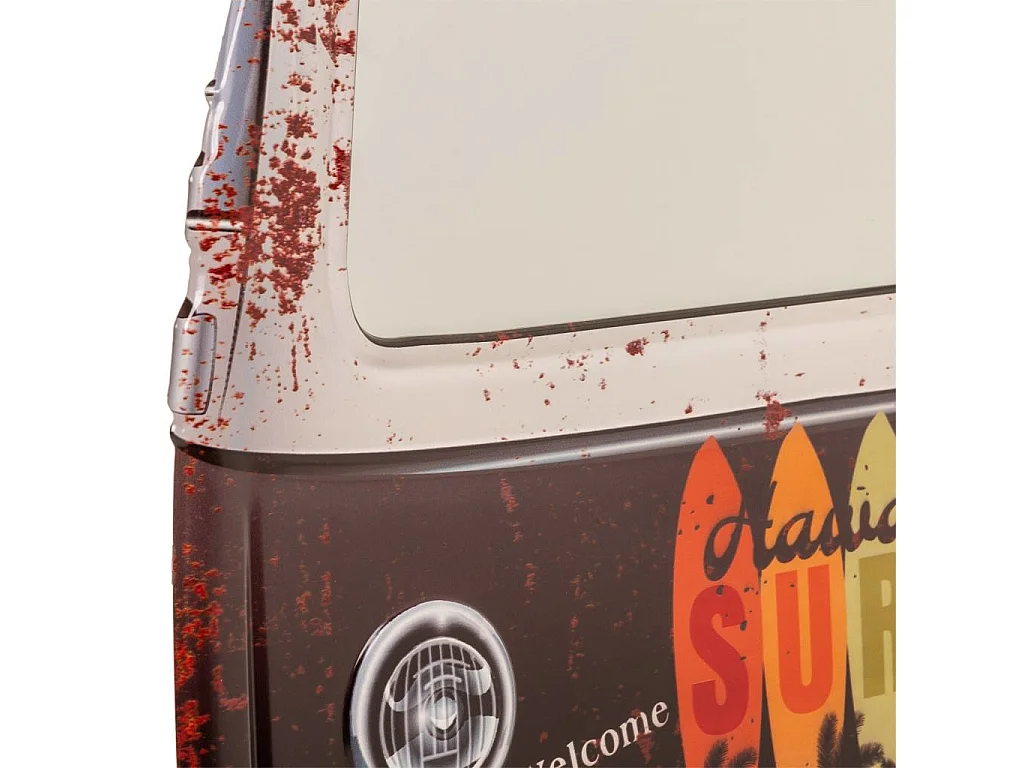 Specchio da parete in metallo marrone 82x72x5h