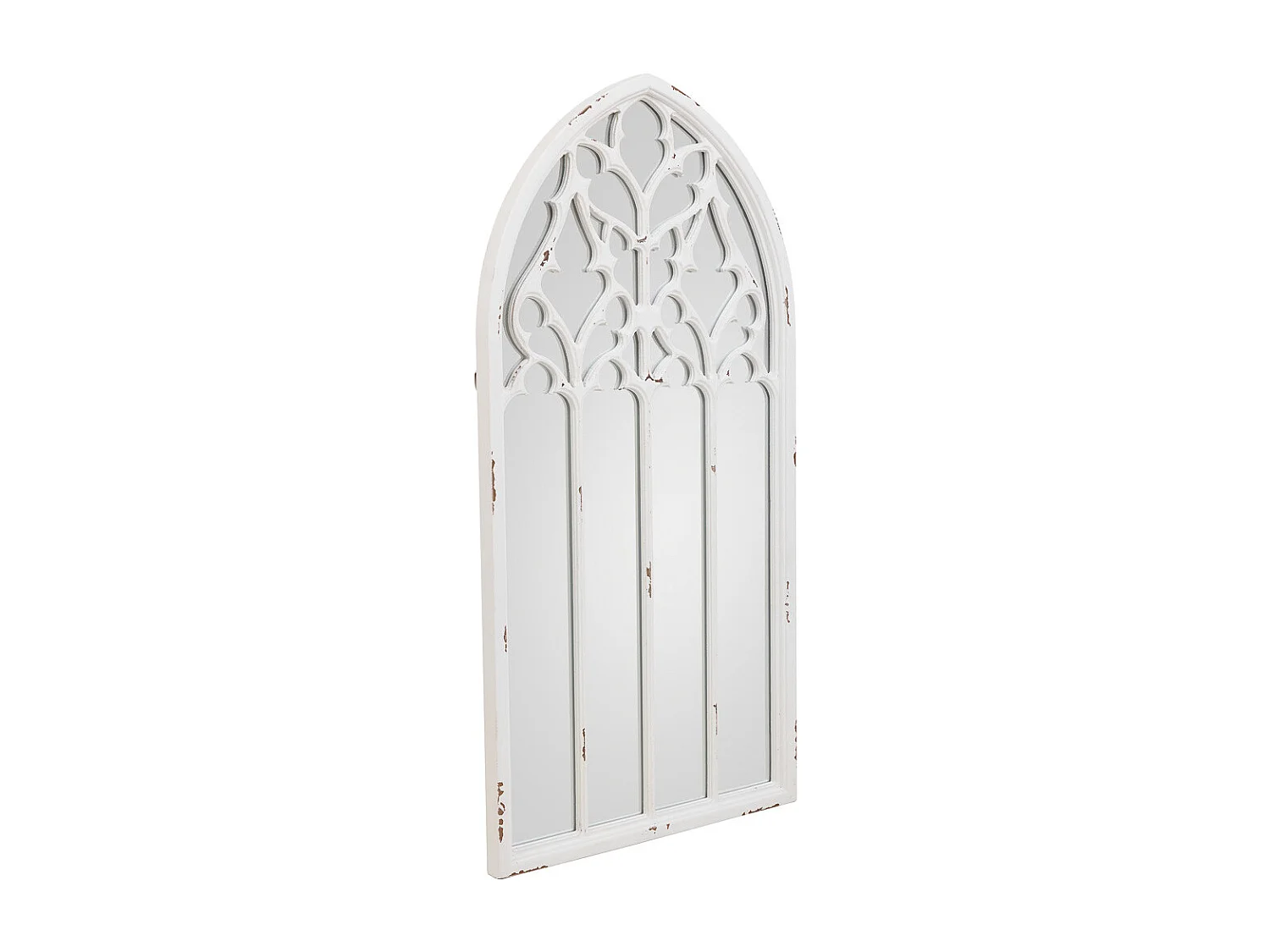 Miroir en bois blanc 40x2.7x80h