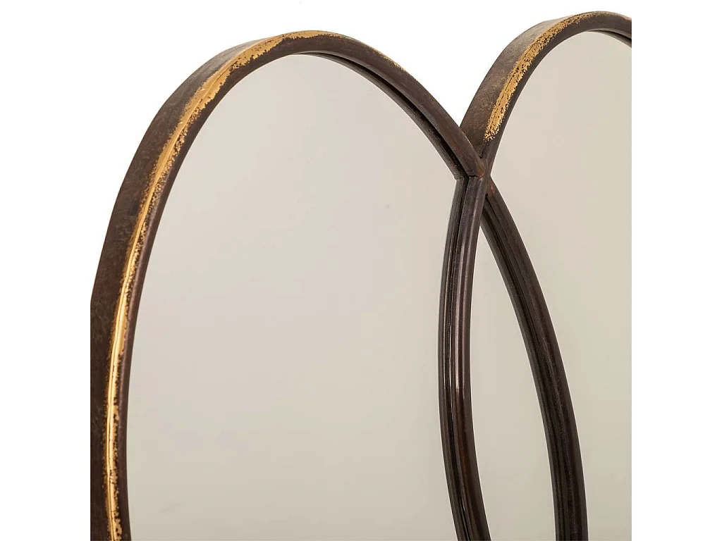 Espelho metálico dourado 103x3,5x60,5