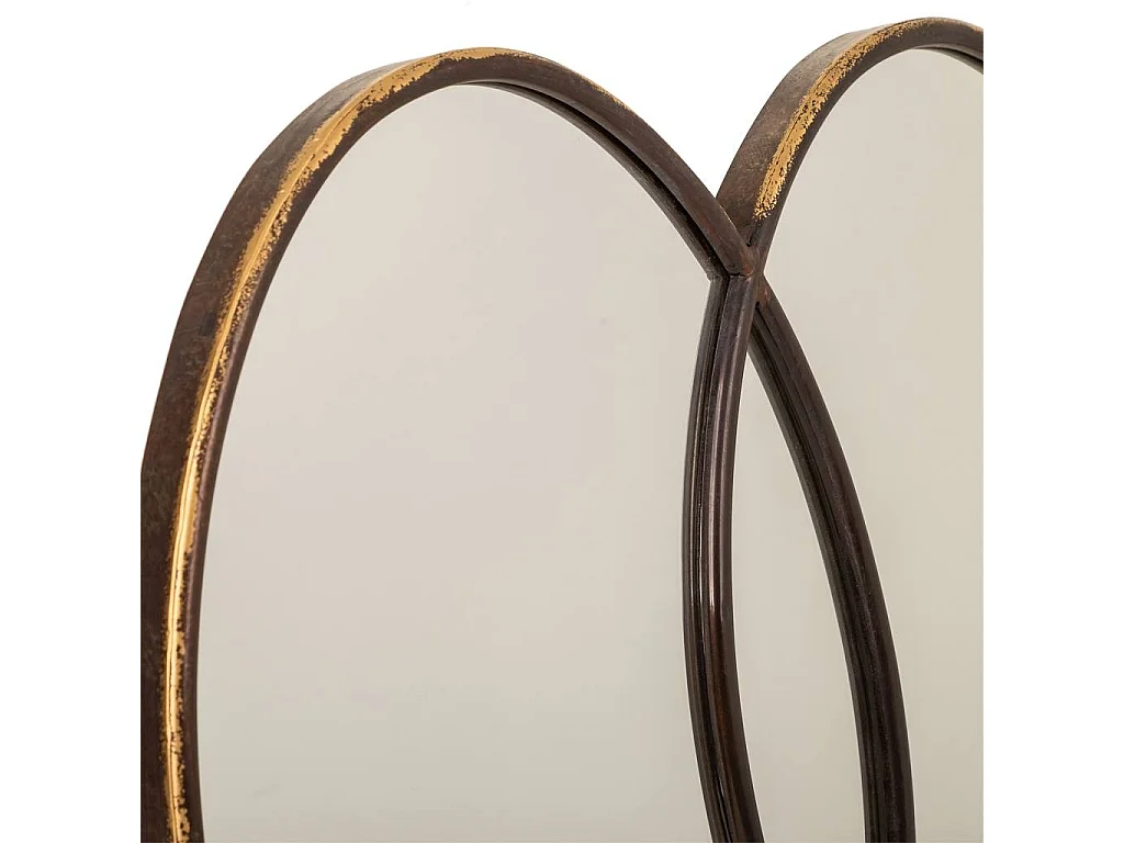 Espelho metálico dourado 103x3,5x60,5
