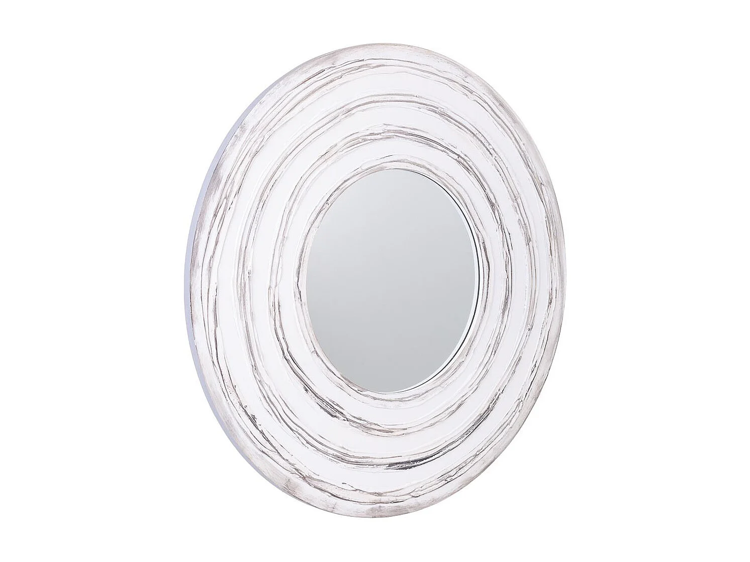 Miroir en relief blanc 80x2h