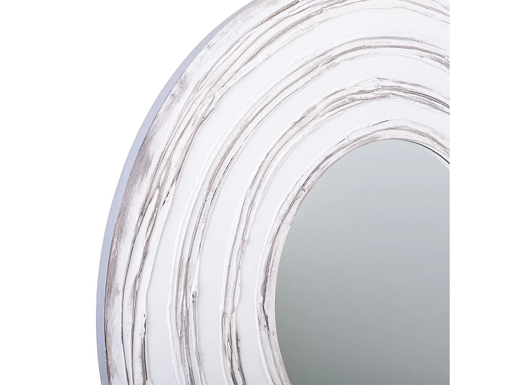 Miroir en relief blanc 80x2h