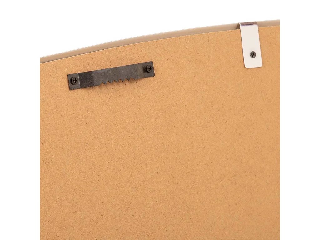 Espelho de parede de metal vermelho 82x72x5