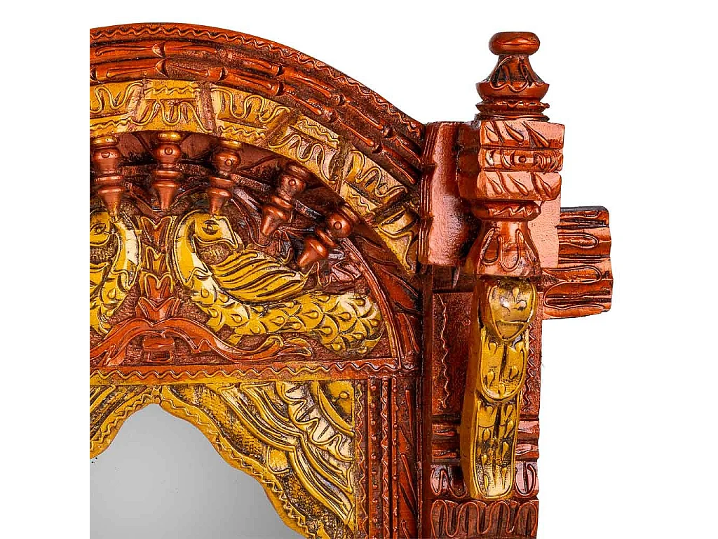 Espelho de madeira 59x51x10