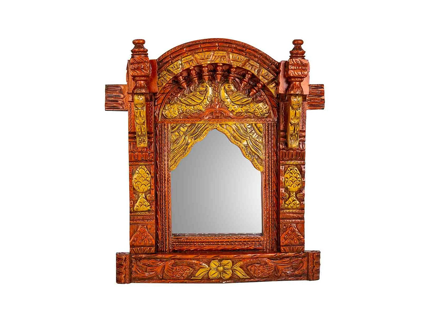 Miroir en bois 59x51x10h