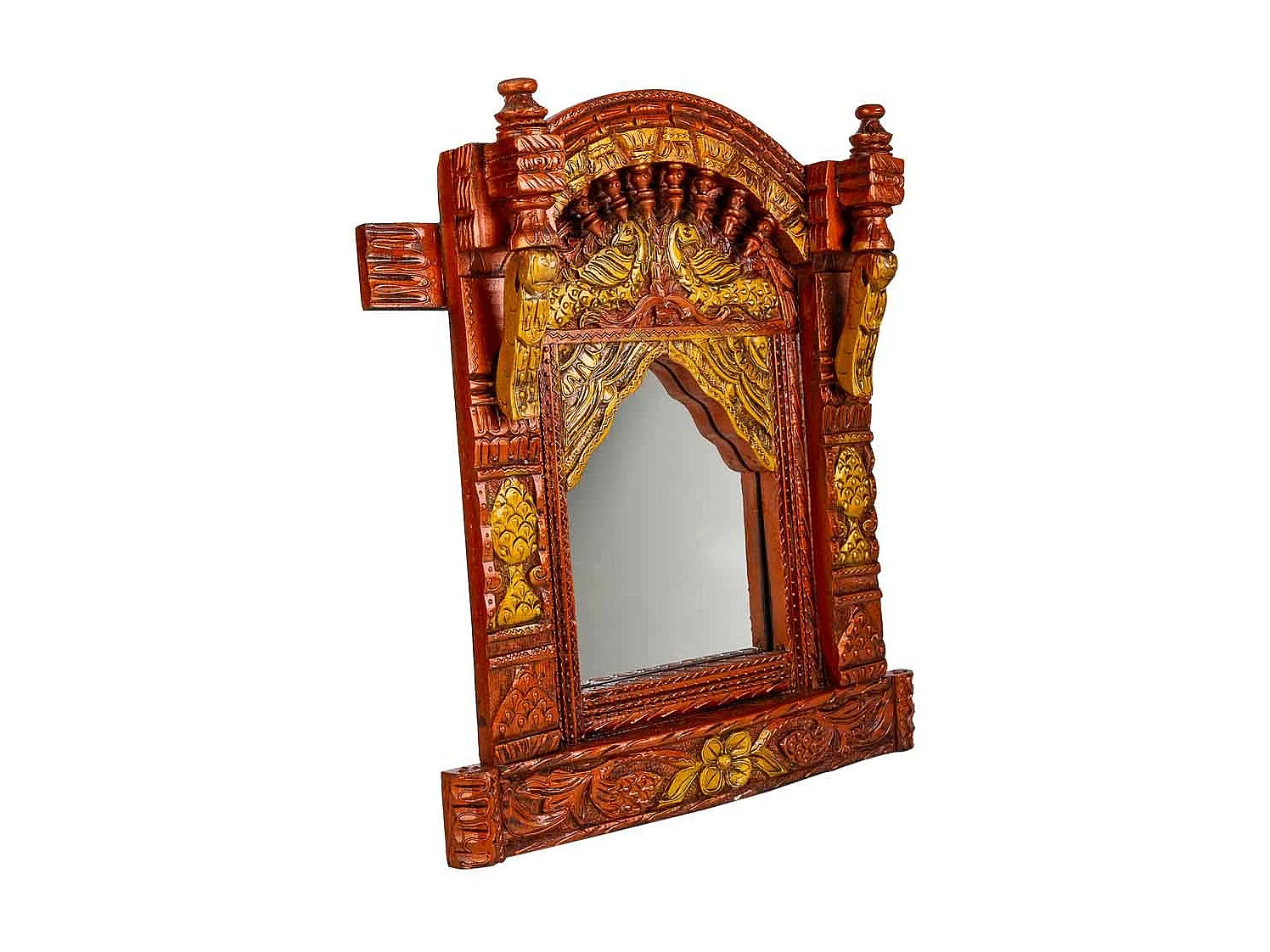 Specchio in legno 59x51x10h