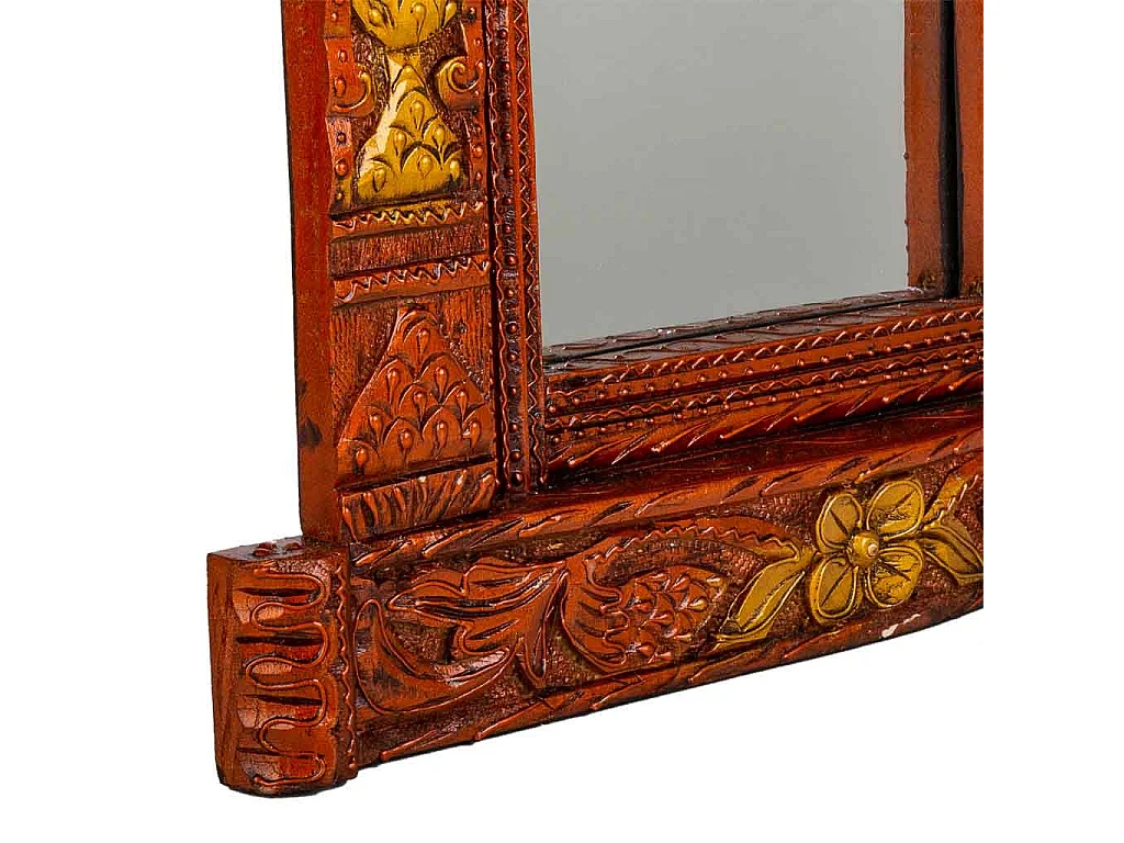 Specchio in legno 59x51x10h