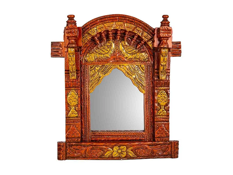 Espejo de madera 59x51x10