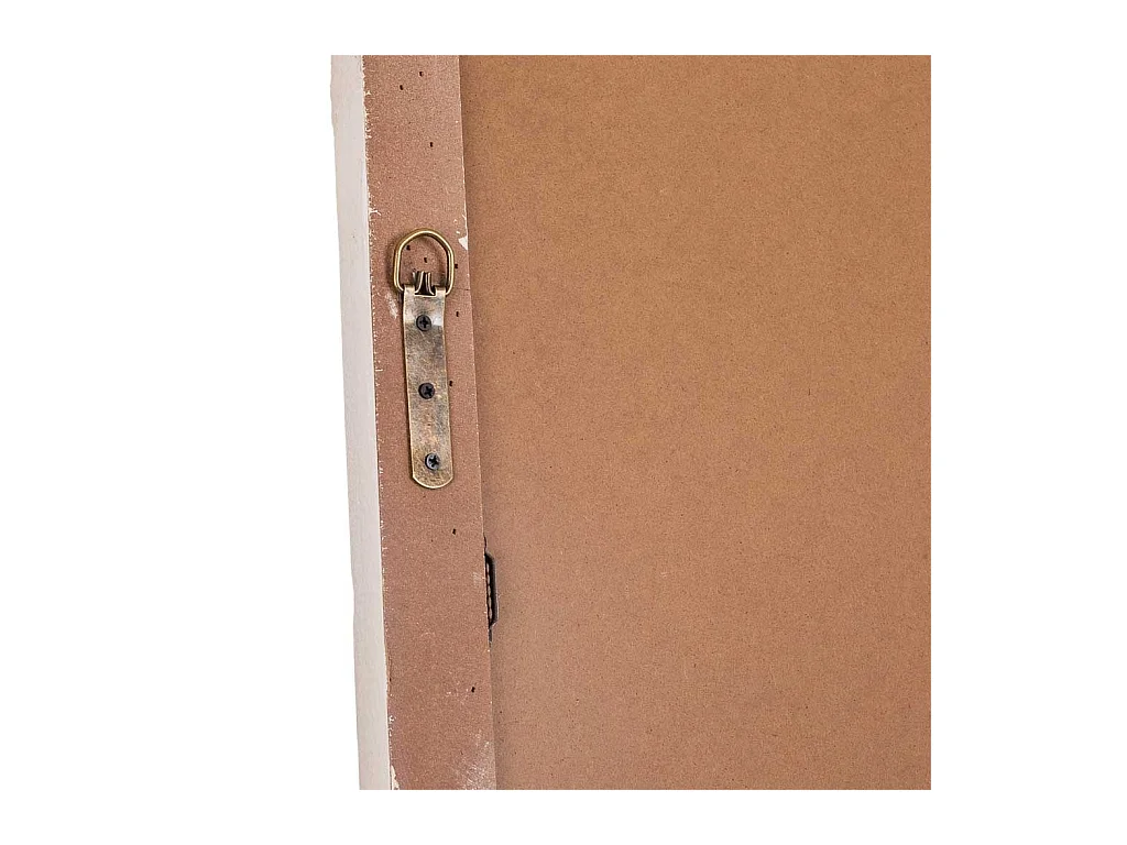 Weißer Holzspiegel 75x7x215h cm