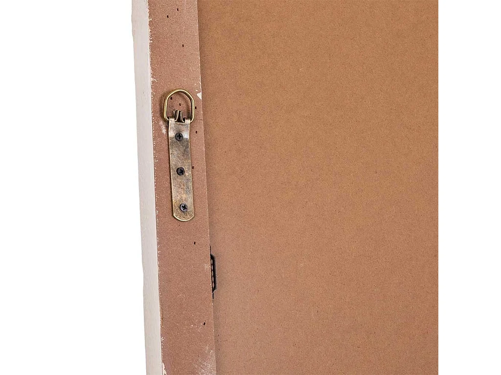 Weißer Holzspiegel 75x7x215h cm