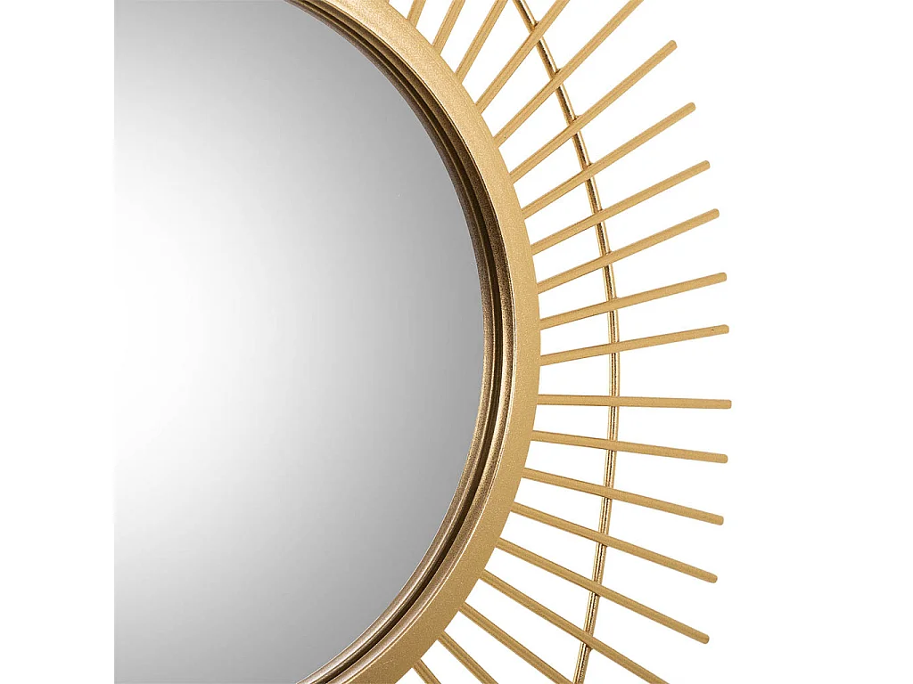 Espelho metálico dourado 77,5x6,5x105