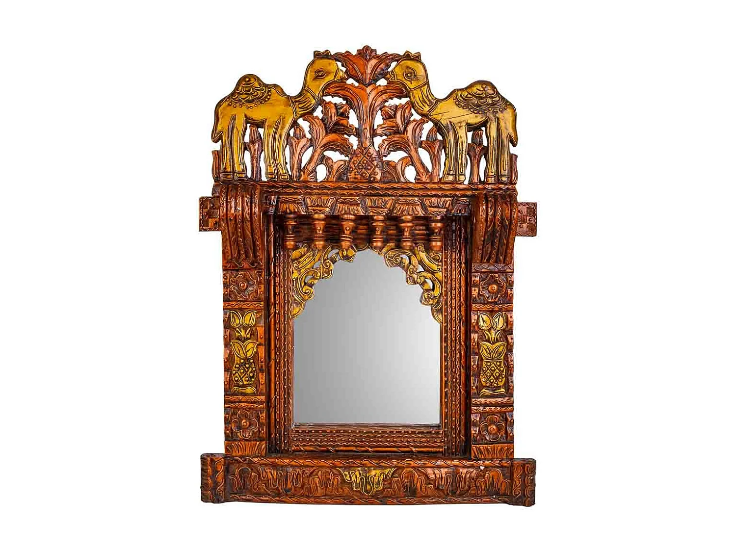 Specchio in legno 51x68x10h