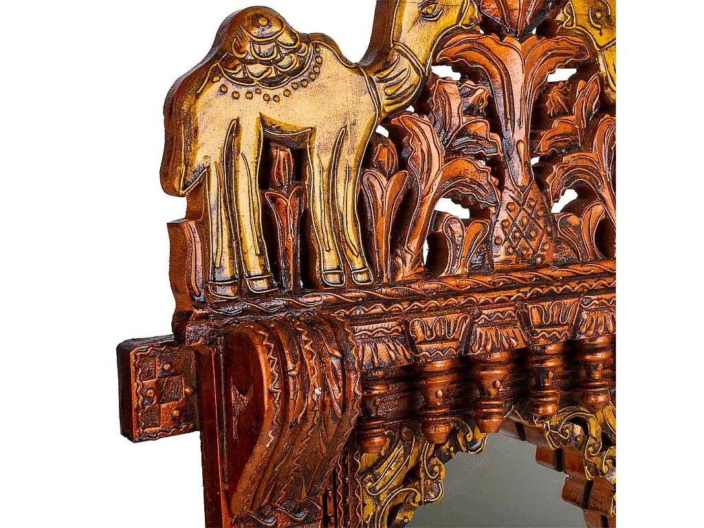 Specchio in legno 51x68x10h