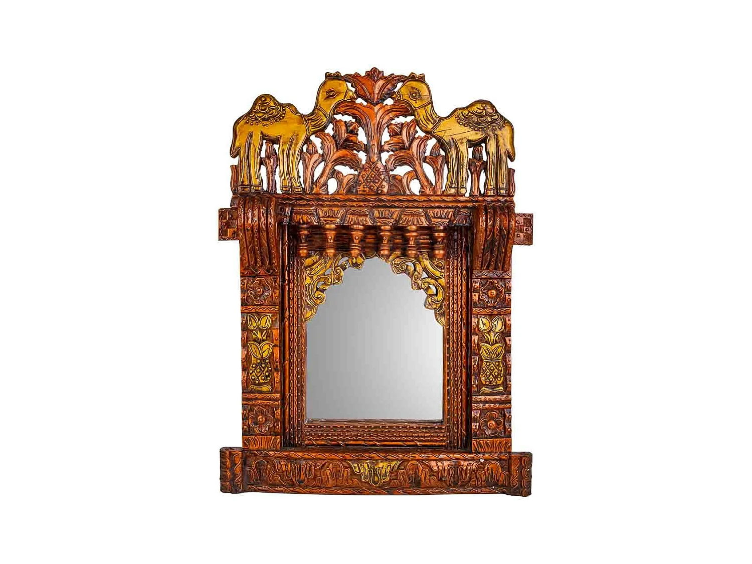 Miroir en bois 51x68x10h
