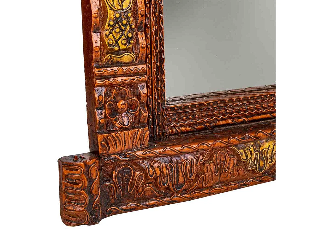 Specchio in legno 51x68x10h