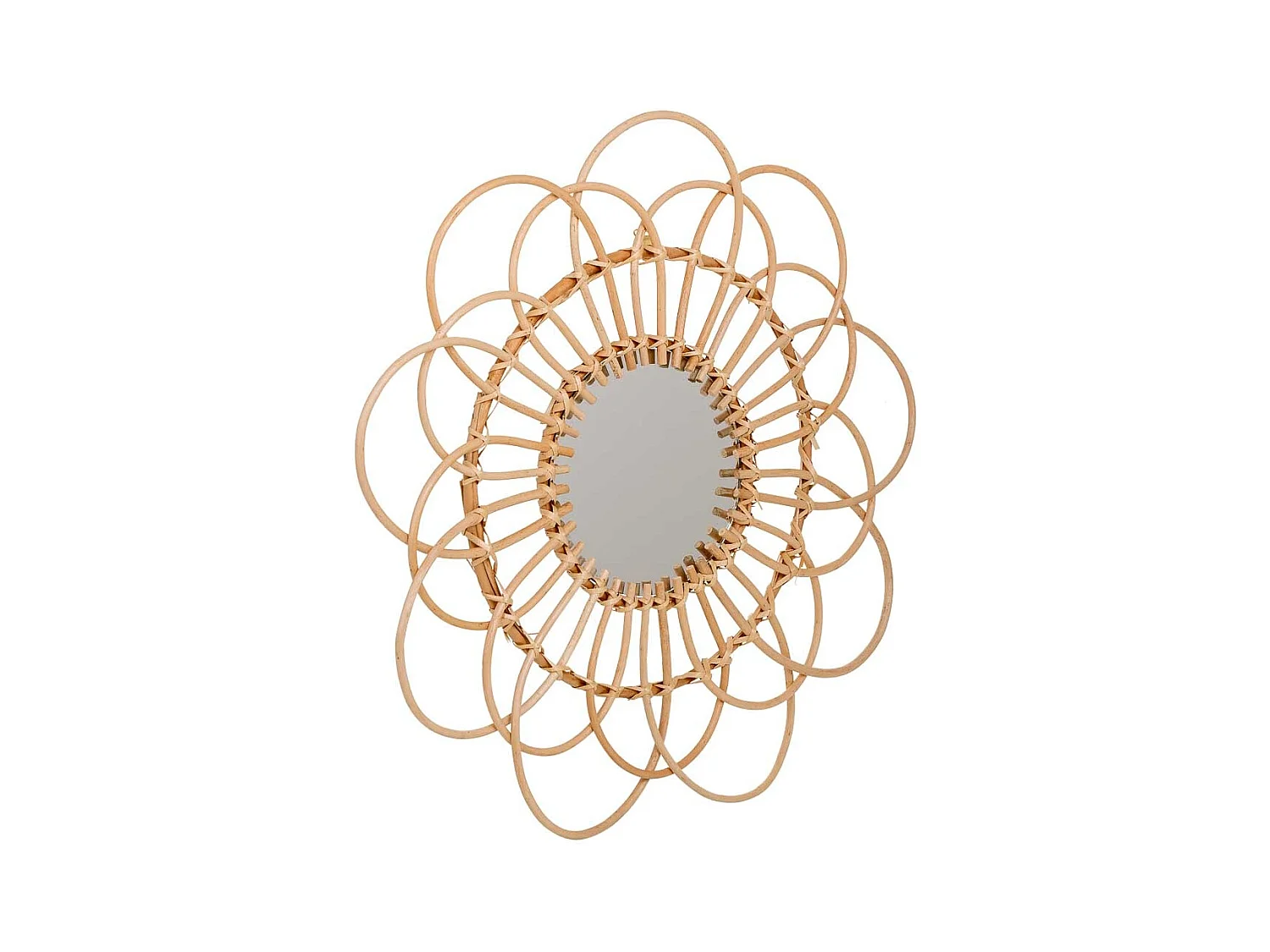 Brauner Bambusspiegel T59/20x02h cm