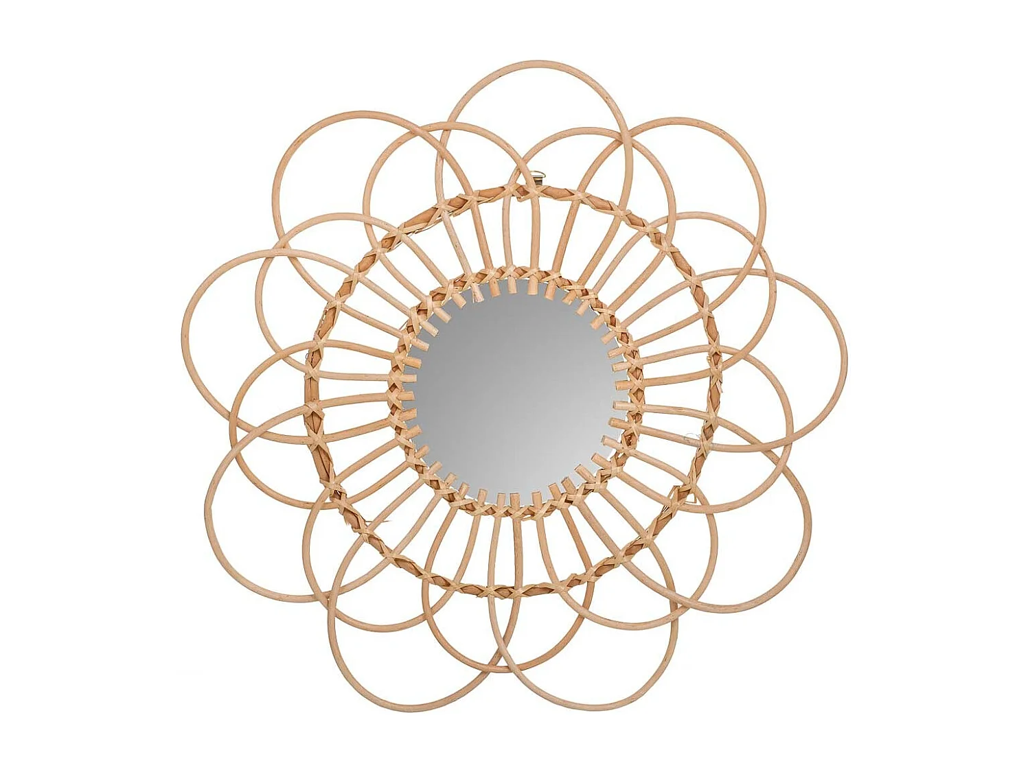 Brauner Bambusspiegel T59/20x02h cm