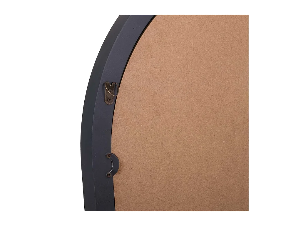 Specchio in legno con ante grigio scuro 62x5x105h