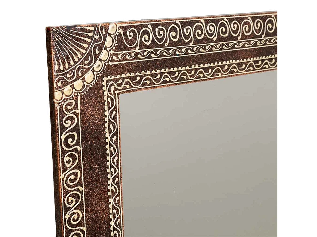 Espejo de madera marrón 42x1x57,5