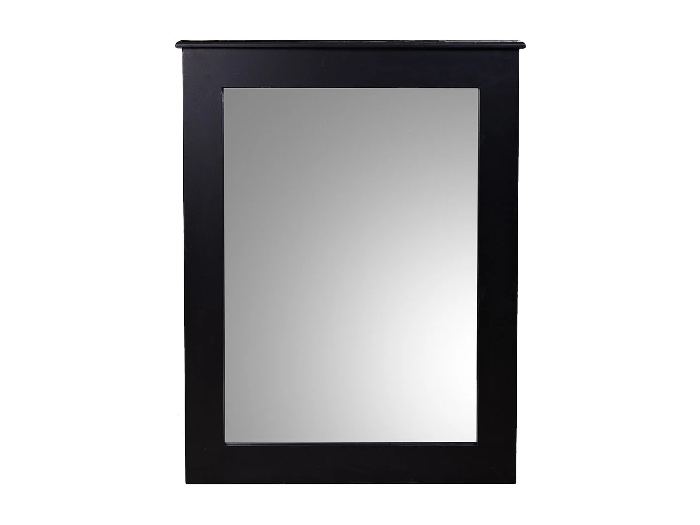 Specchio in legno nero 70x03x90h