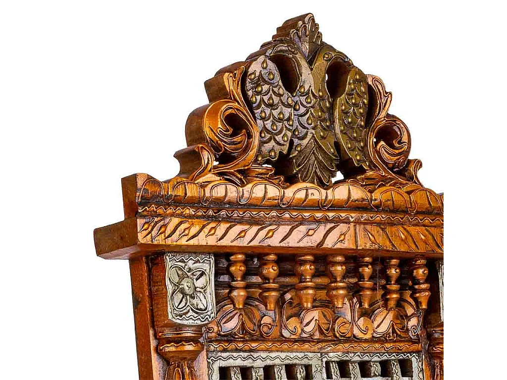 Specchio in legno 31x71x7h