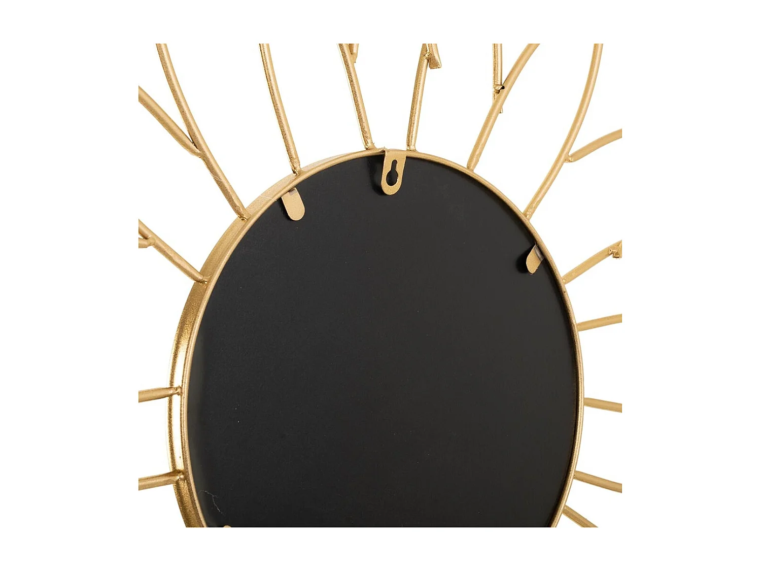 Espelho metálico dourado 89x3,5x89