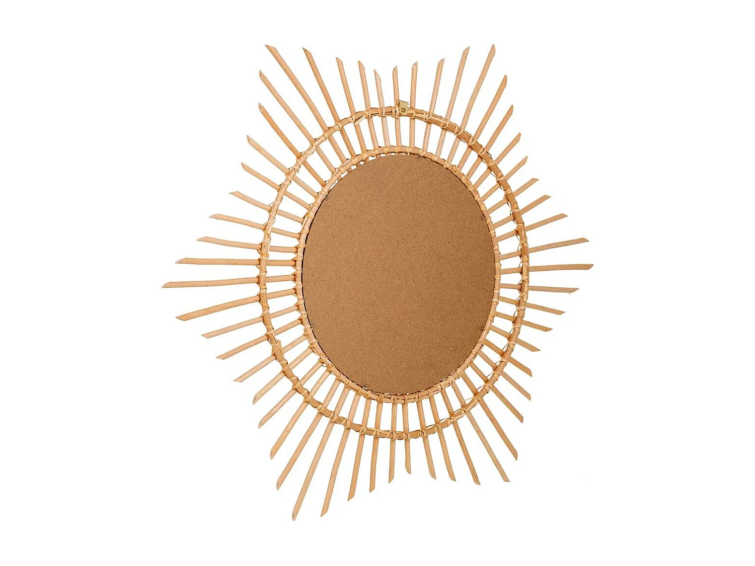 Miroir en bambou marron d80/35x02h