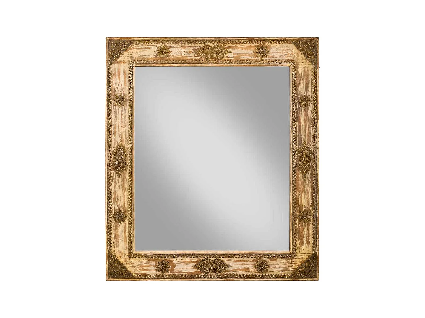 Miroir en bois marron 109x3x125h