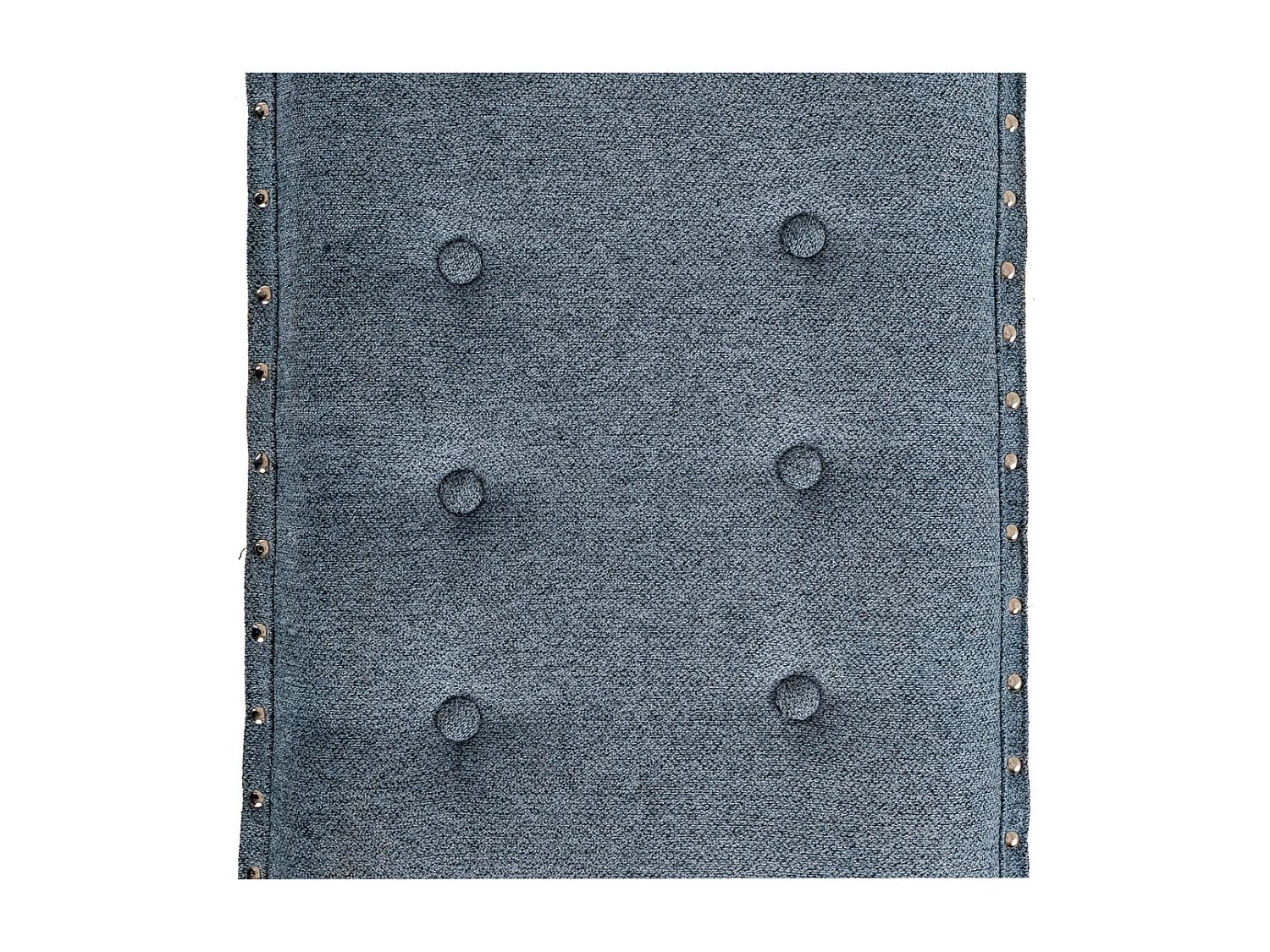 Sgabello in pelle blu 125x51x38h