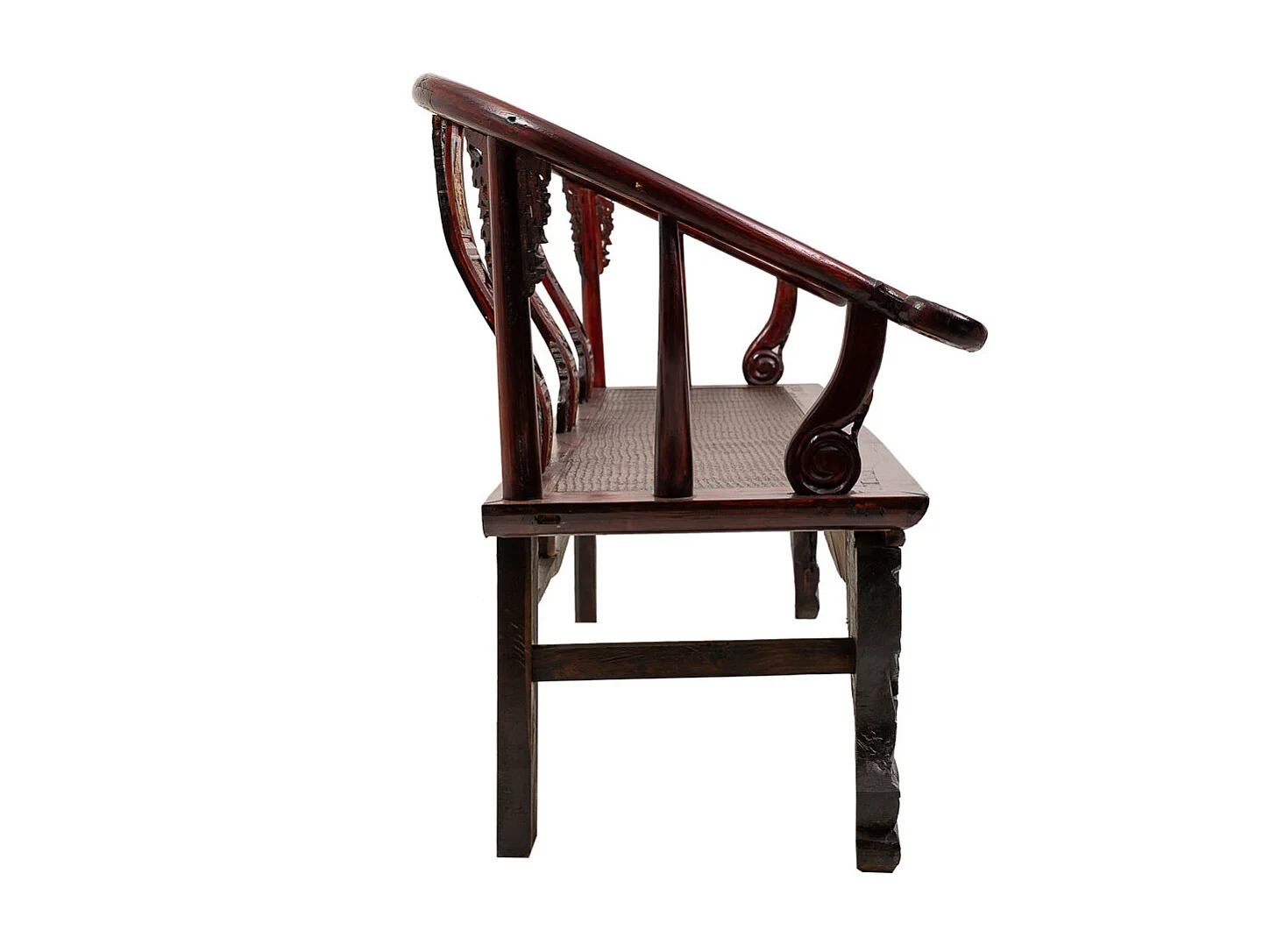 Banco de madeira marrom 210x64x95