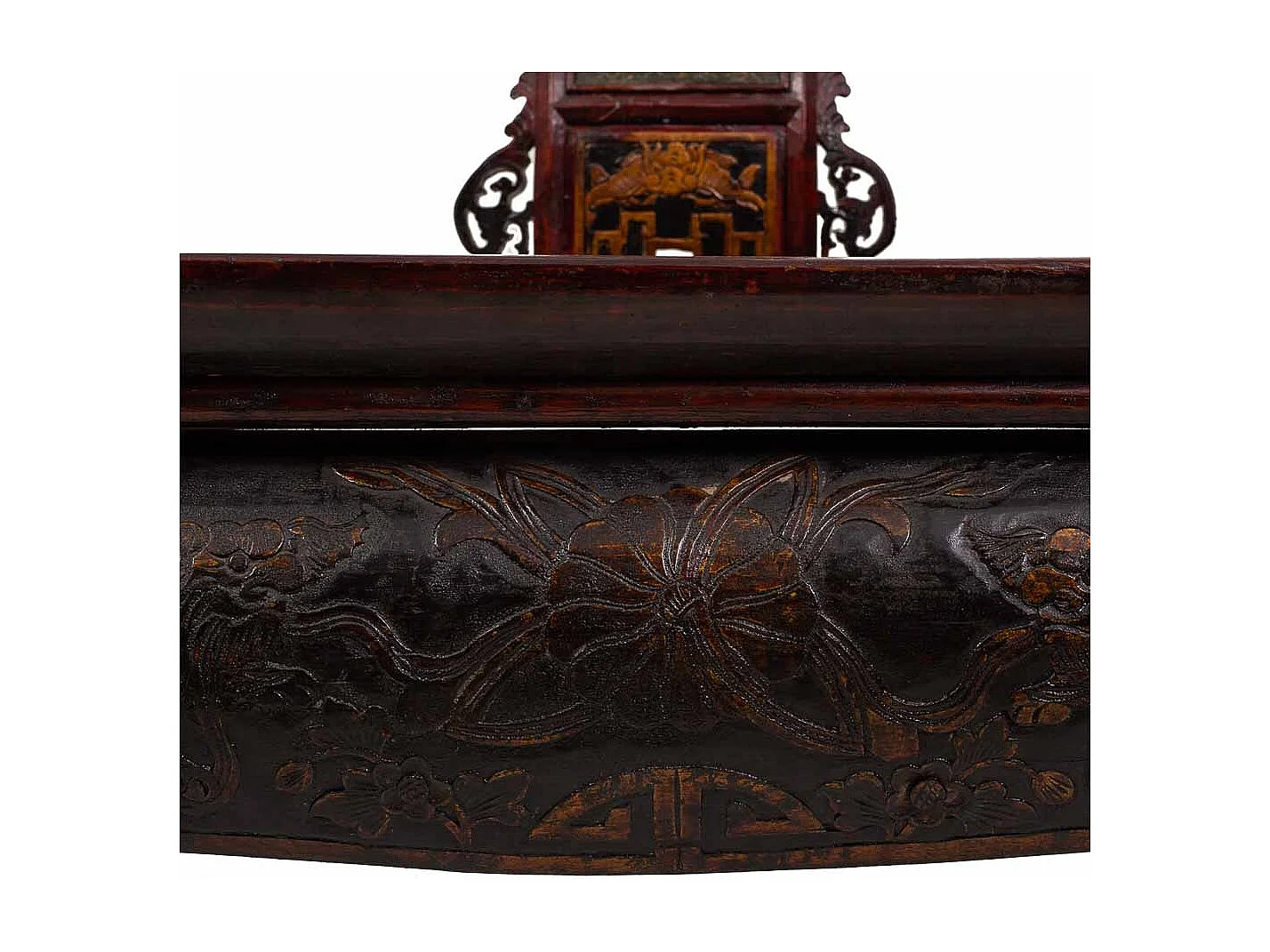 Banco de madeira marrom 210x64x95